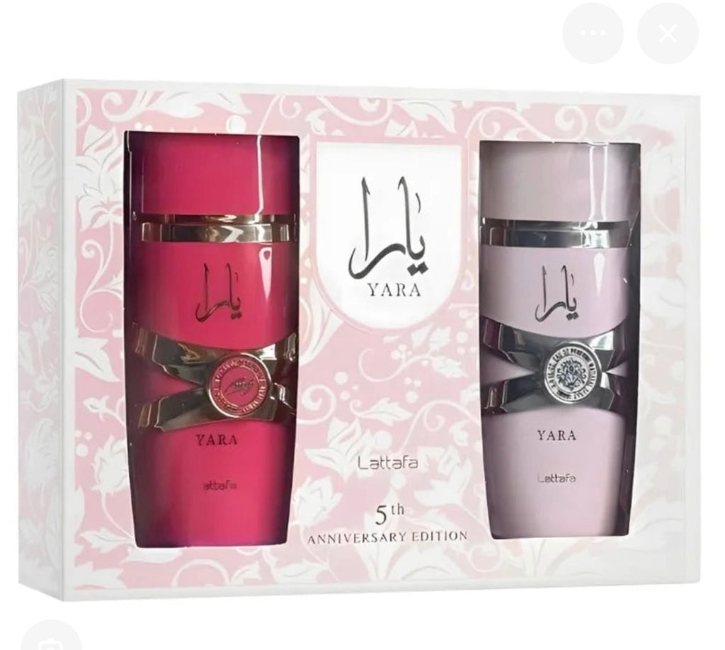 Lattafa Yara Anniversary Edition Gift Set (Yara & Yara Candy) Eau de Parfum 100 ml