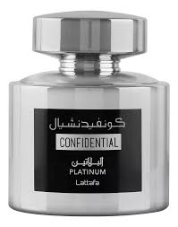 Confidential Platinum Lattafa Eau De Parfum 100 ml
